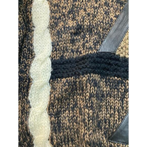 Spettro Black Gray Long Sleeves Crew Neck Sweater Size Medium - Picture 3 of 5